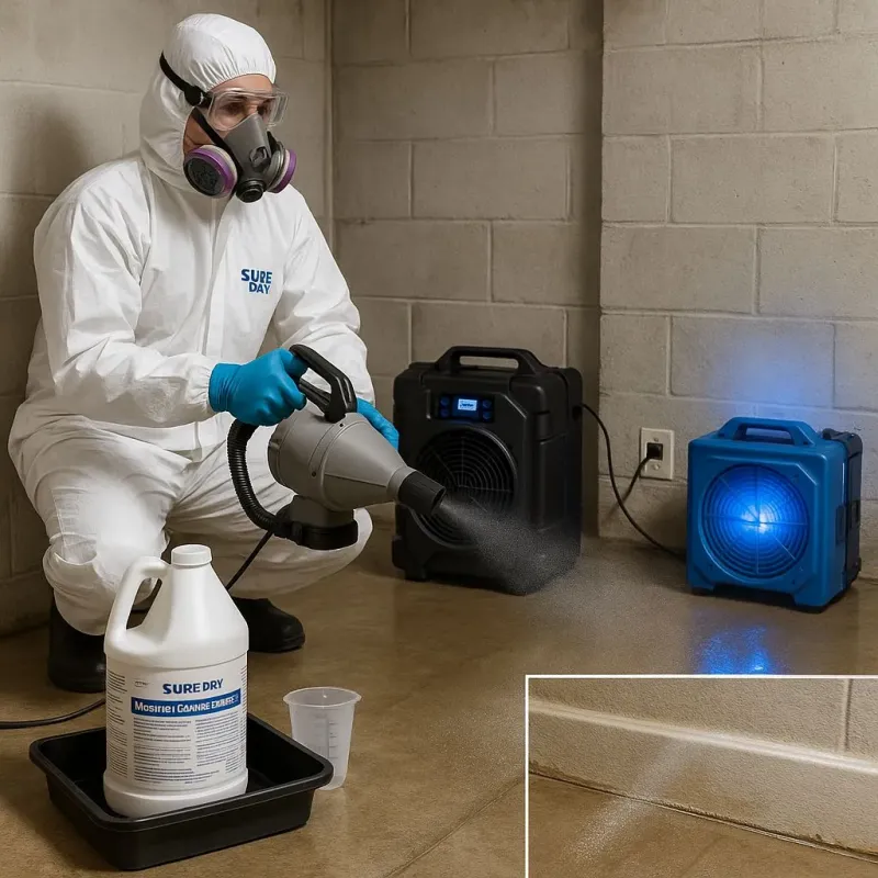 Sanitization and Odor Removal process in Edgewood, PA